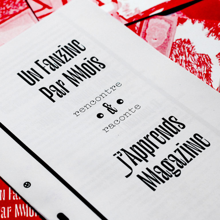 un fanzine par mois x j'apprends magazine