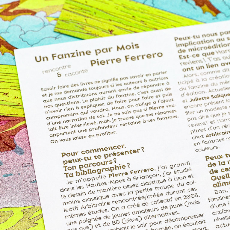 pierre_ferrero harraga x un fanzine par mois